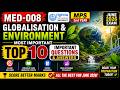 MED-008 top 10 important Questions 2026 🚀 | Globalisation and Environment | IGNOU TEE June 2026