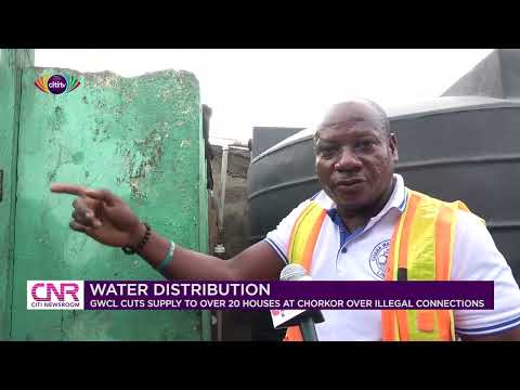 GWCL cuts water supply to over 20 houses at Chorkor over illegal connections