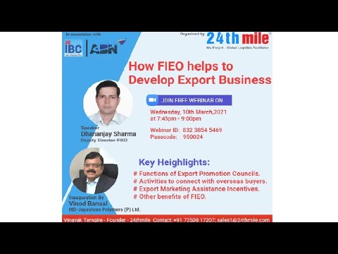 How FIEO Helps to Develop Export Business