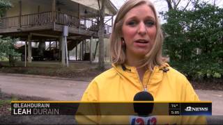 Deweyville, Tx Flooding KBMT 12News 5pm Show