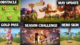 COC MAY SEASON UPDATE 2024 | NEW Hero Skin,Epic Hero Equipment,Season challenges,Rewards🔥