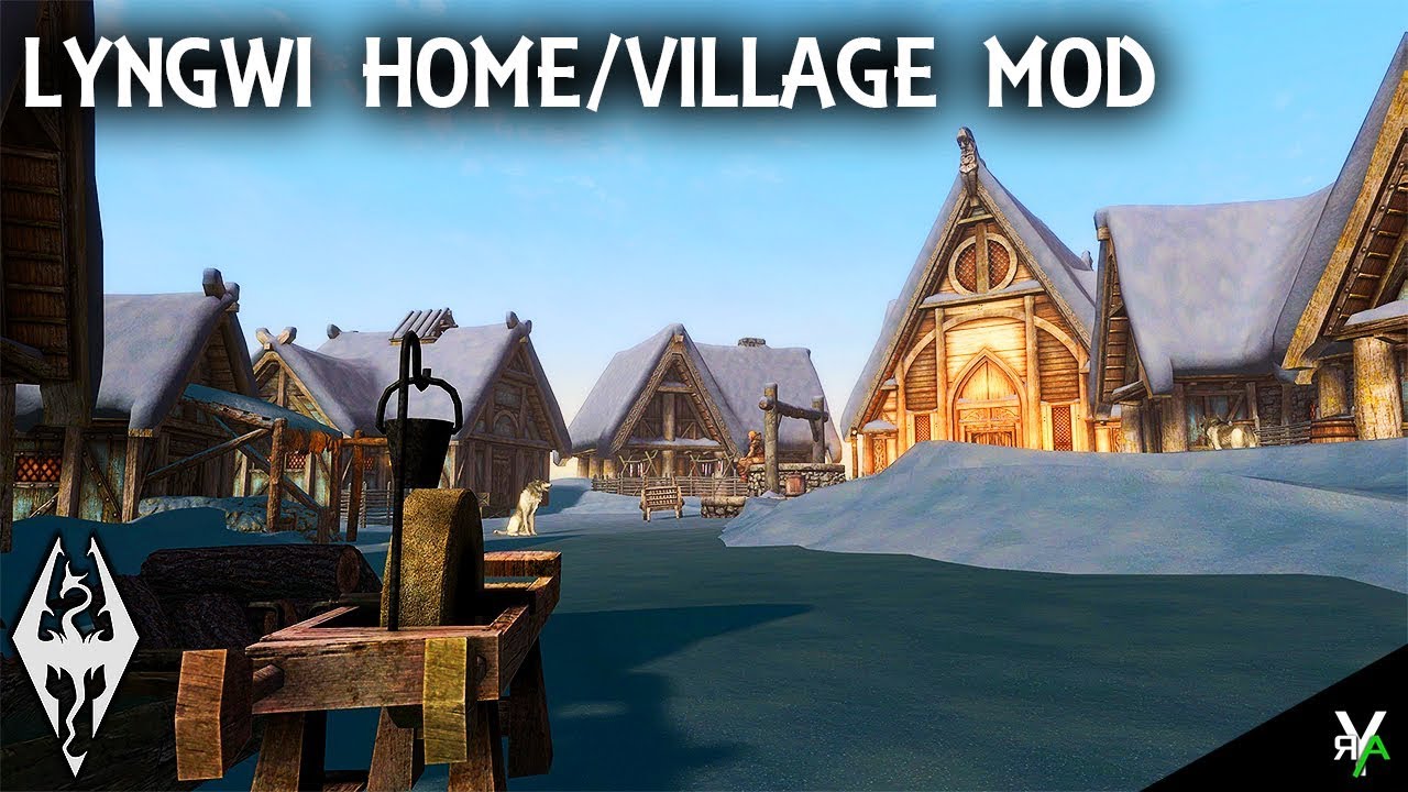 LYNGWI: Viking Village/Home Mod- Xbox Modded Skyrim Mod Showcase