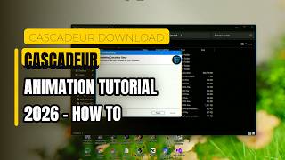 CASCADEUR ANIMATION TUTORIAL 2026 - HOW TO USE | CASCADEUR DOWNLOAD | CASCADEUR GUIDE