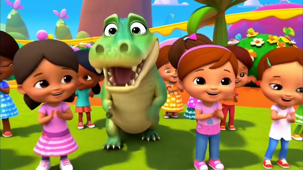 Clap, Snap & Stomp! 🐊 Jungle Animal Dance Song for Kids | The Crocodile Clap