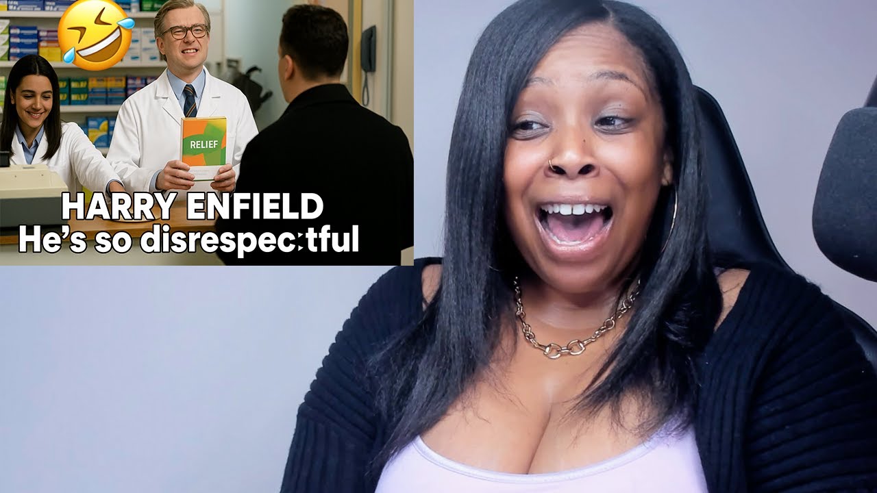 ЭПИЧЕСКАЯ РЕАКЦИЯ ЭШЛИ НА ЛЕГЕНДАРНЫЙ НАБРОСОК ГРУБОГО ФАРМАЦЕВТА ИЗ РУКИ ГАРРИ ЭНФИЛДА