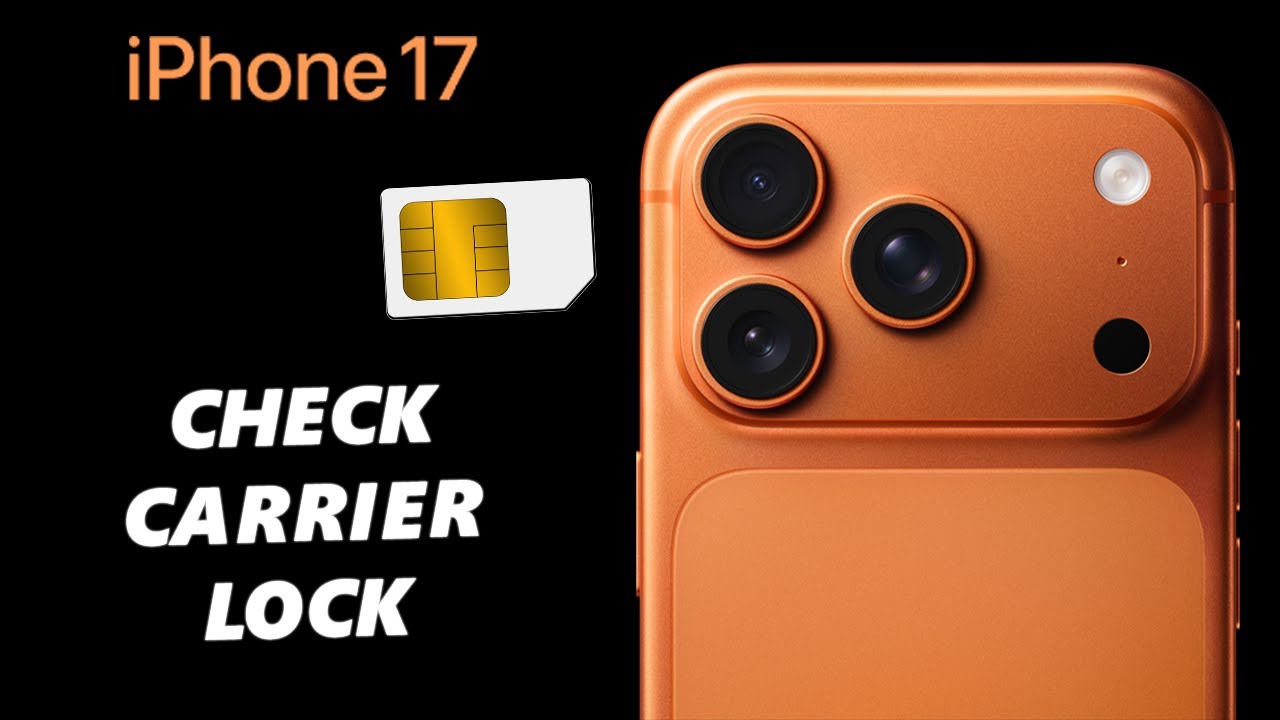 Как проверить, заблокирован ли iPhone под оператора связи на iPhone 17/17 Pro