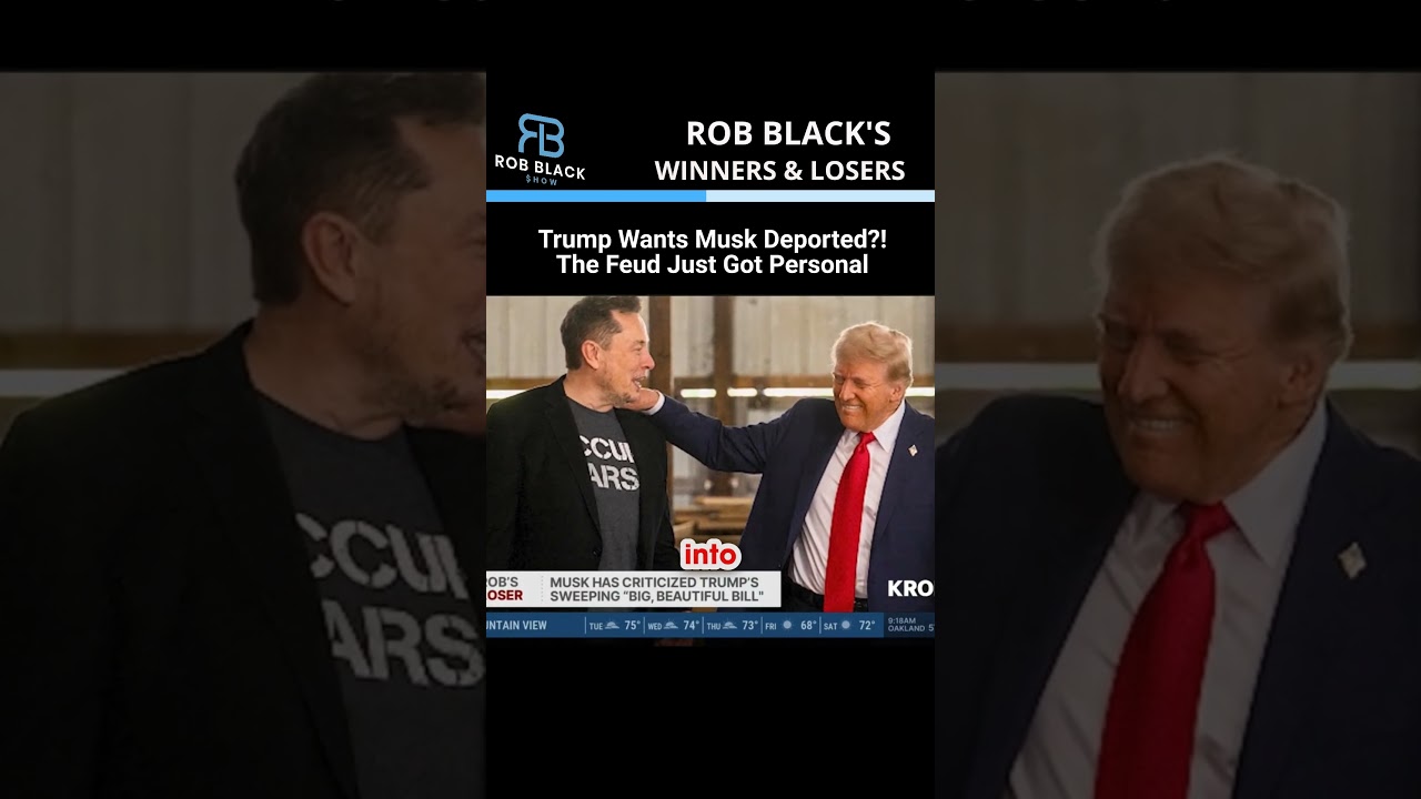 Trump Wants Musk Deported?! The Feud Just Got Personal #shorts #trending #reels #stockmarket #tesla