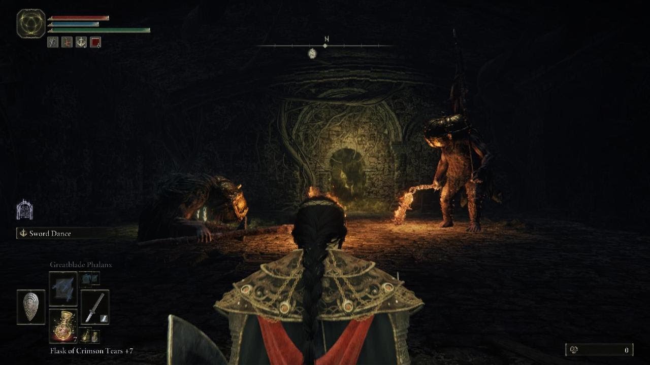 ELDEN RING Mad Pumpkin Head (Hammer and Flail) (Caelem Ruins) YouTube