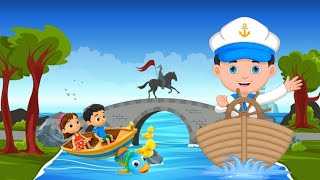 Row Row Row Your Boat Nursery Rhyme & Miya Kids Kidsong