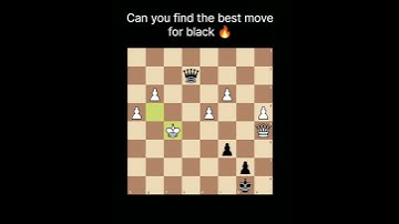 black to move 🔥💀☠️ #chess #chessgames #chessproblems #tactics #chesstactics #chesspuzzles #games