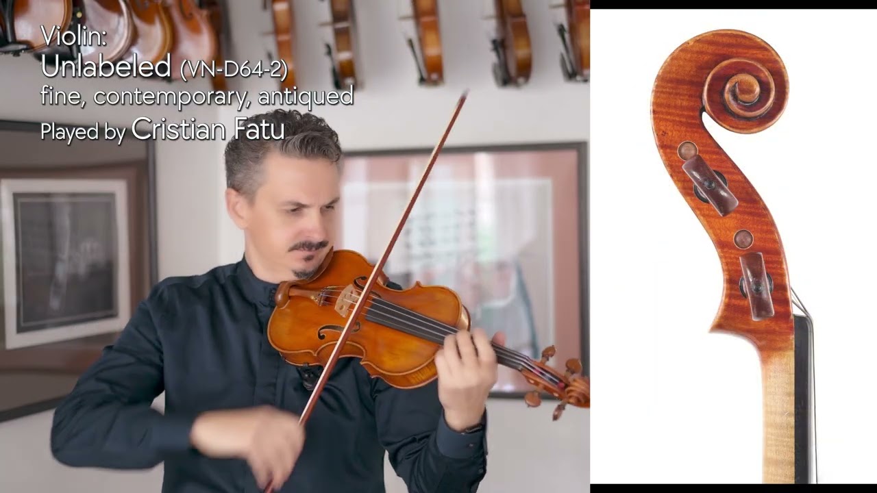 ヴァイオリン（a comtemporary violin） Unlabeled fine contemporary antiqued violin | Metzler Violins