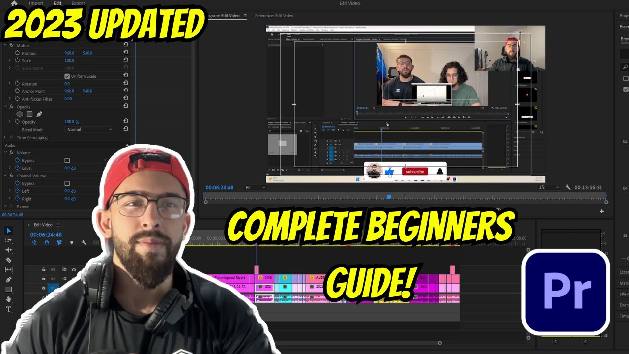 How to Edit Reaction Videos in Premiere Pro 2023 - YouTube