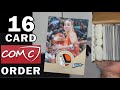 Unboxing a 16card comc shipment   basketball football vintage and more