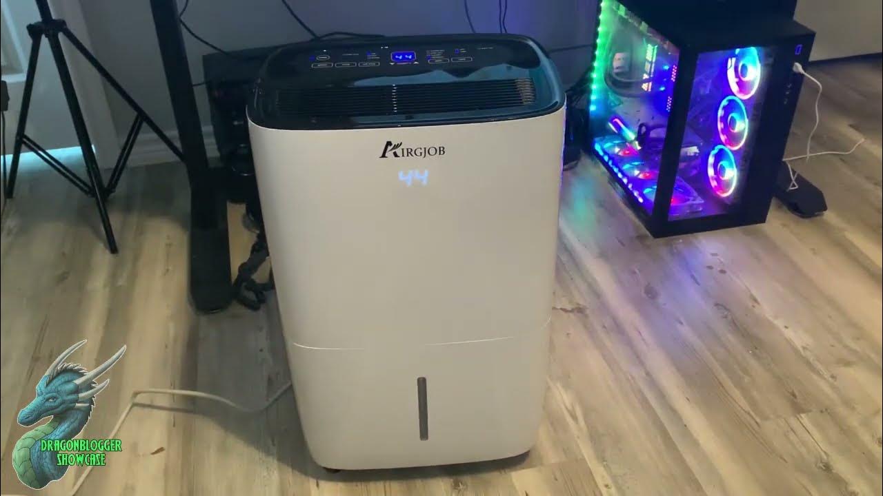 Removes Humidity Quickly! AIRGJOB 70 Pint Dehumidifier Showcase YouTube