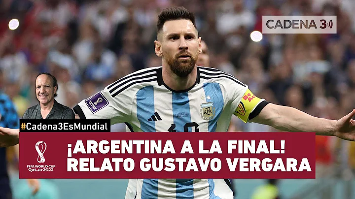 Goles ARGENTINA 3 - 0  CROACIA | Relato Gustavo Ve...