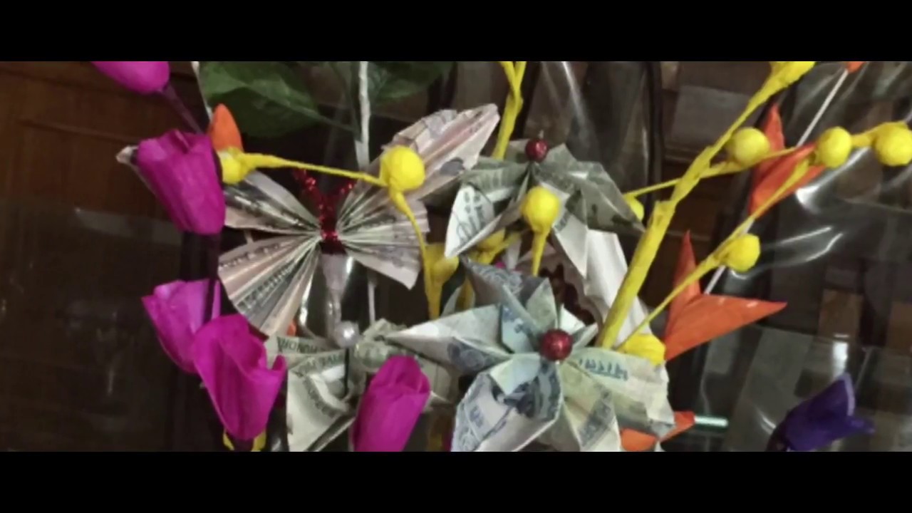 How to make money bouquet by creative craze - YouTube