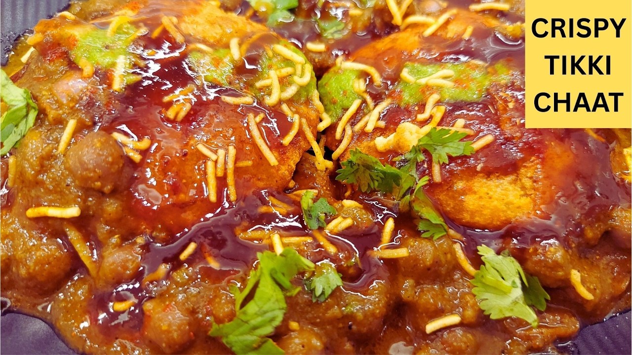 Aloo Tikki Chole Chaat Recipe Crispy & Chatpati Stree Style