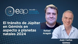 El tránsito de Júpiter en Géminis en aspecto a planetas natales 2024 con Rafael