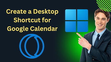 How to Create a Desktop Shortcut for Google Calendar in Windows 11 using Opera GX | GearUpWindows