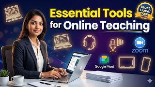Essential Tools for Online Teaching | Complete Setup for Tutors(2026 Guide) #OnlineTeachingtools