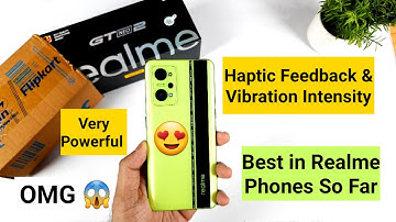 Realme GT Neo 2 Haptic feedback & Vibration intensity OMG 😱Very Powerful 💪😍😎