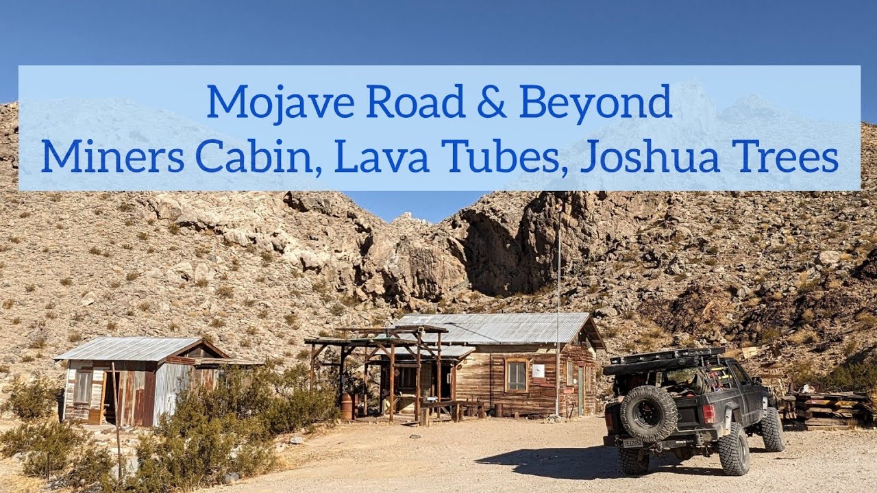 Дорога Мохаве и дальше || Хижины шахтёров, лавовые трубы, вулканы || День 2, Jeep Comanche