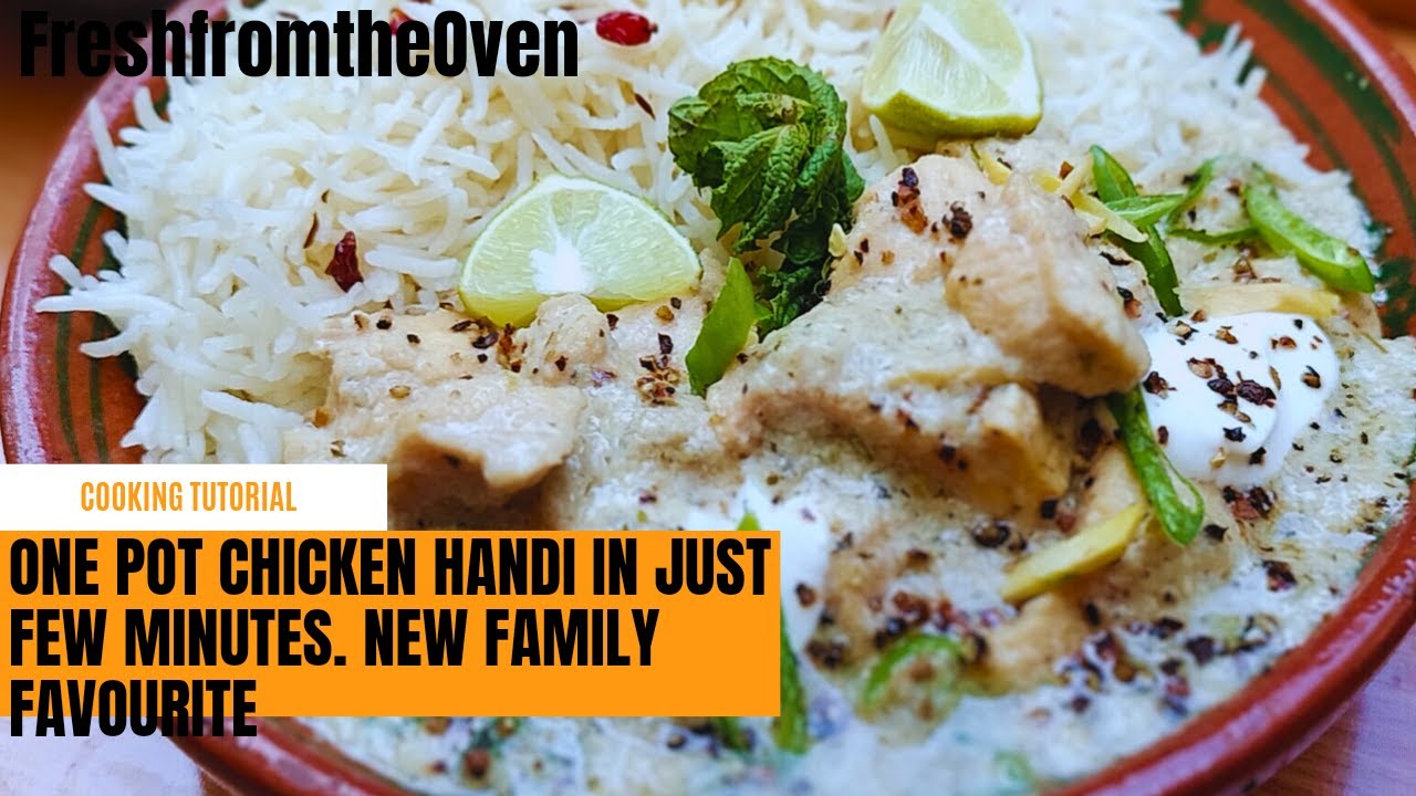 Black Pepper Chicken Malai Handi/ Zereshk Rice/Thick gravy/Smoked