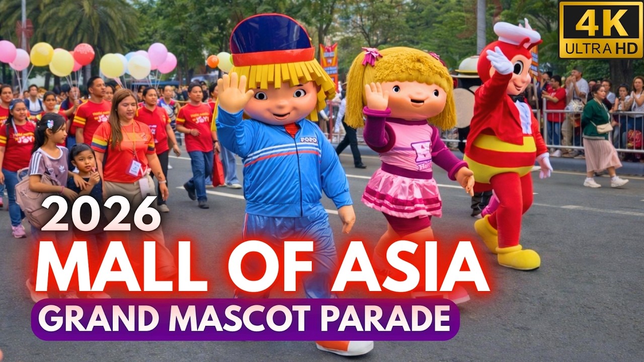 2026 MOA Grand Mascot Parade & Fireworks – Biggest New Year Celebration at SM Mall of Asia! 🎉