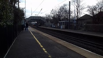 A DB Cargo UK Class 66 Shed passing Cramlington on Sunday 3rd 2019