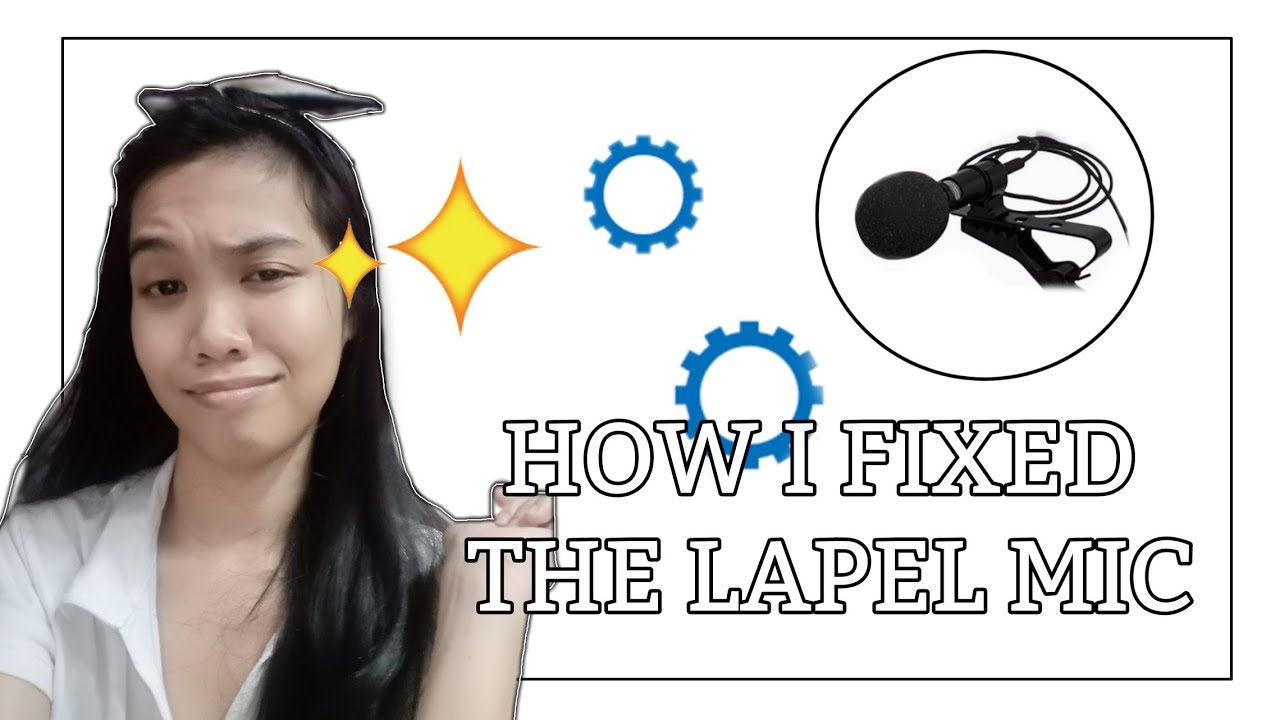 easy step on how to fix the lapel mic for vlogging if not working on