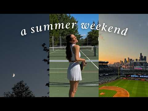 summer weekend | trying pickleball, cozy days & reading