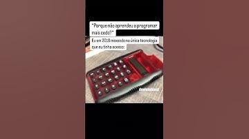 😂 Meu Primeiro "Computador" Era Isso! 🧮💻 #VidaDeDev #TecnologiaNostalgia