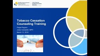 Tobacco Cessation Counseling Training