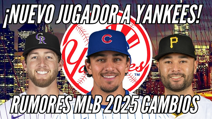Yankees REFUERZA el INFIELD con pelotero AGENTE LIBRE/ RUMORES