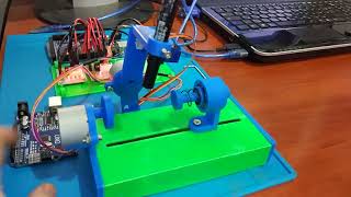 Мой самодельный Egg Painter (Eggbot derivative). Первый тестовый запуск.