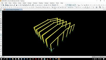 csi sap2000 v18 steel factory design 02
