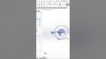 How to create circular sketch pattern in Solidworks #shorts #tutorial #solidworks #blender
