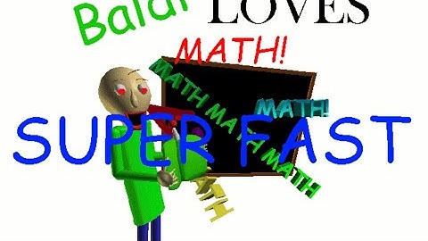 Reach Red eyes | Baldi loves Math Super Fast Hard