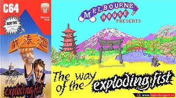 The Way of the Exploding Fist (1985) Gameplay Walkthrough FULL GAME [C64]