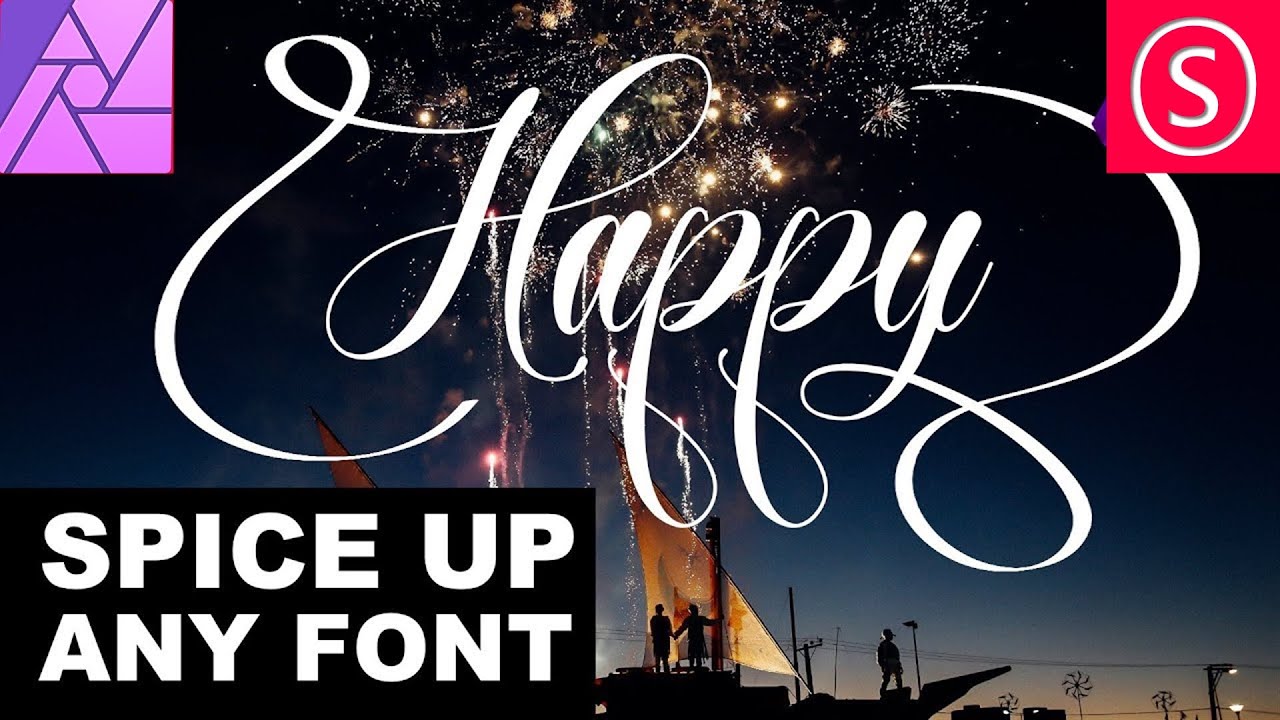 Affinity Photo – Spice Up your Fonts