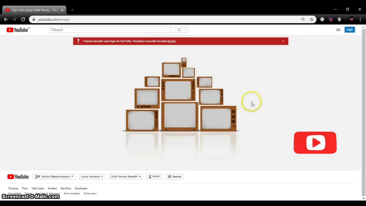 Cara Mengatasi Youtube Login Error.!! Youtube tidak bisa login !! 
