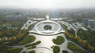 Pujiang New Town Civic Center: Carbon Zero City by Henning Larsen