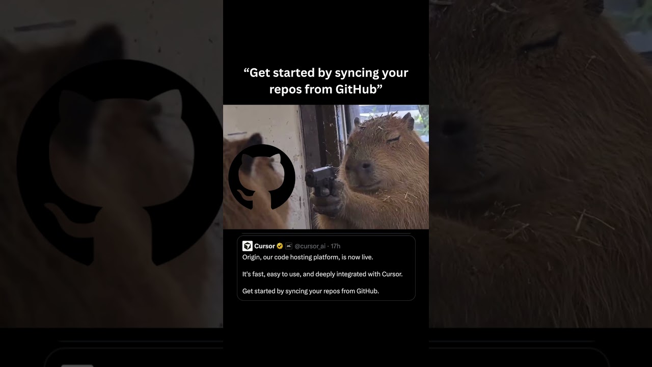 We got GitHub alternative before gta6 - Cursor Origin