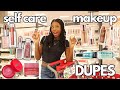 Self care  makeup dupe shopping