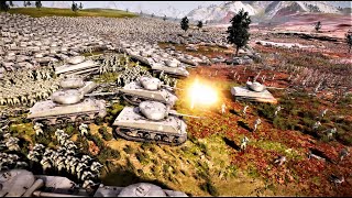 1.3 Million Medieval Army Vs 150k WW2 Army - Ultimate Epic Battle Simulator 2