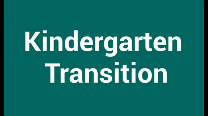 FXW Kindergarten Transition 2020-2021