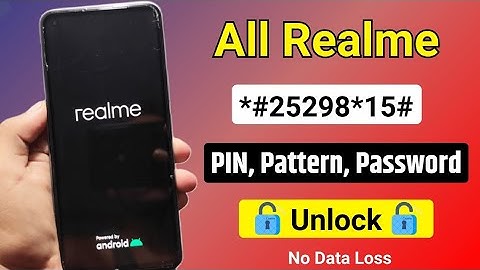 Realme ka lock kaise tode | Realme mobile ka lock kaise tode | kisi bhi mobile ka lock kaise tode