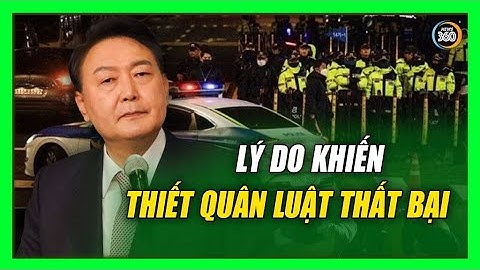 Từ thiết quân luật đến mất quyền lực, Tổng thống Hàn Quốc ở thế ngàn cân treo sợi tóc | Tin360 News
