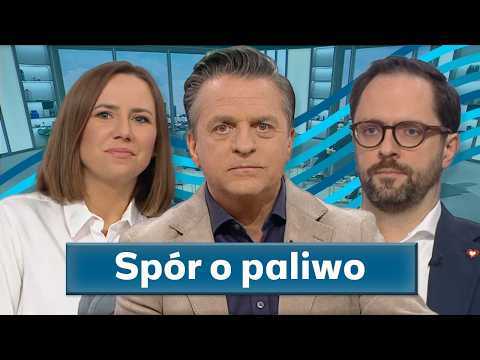 Ostra dyskusja w "Śniadaniu Rymanowskiego". Politycy o rządowej obniżce cen paliw