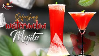 How to Make Watermelon Sprite Drink | Watermelon Juice  | Refreshing Watermelon Mojito Summer Drink